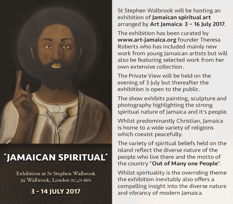Black Jesus - Painting and text about art exhibition
