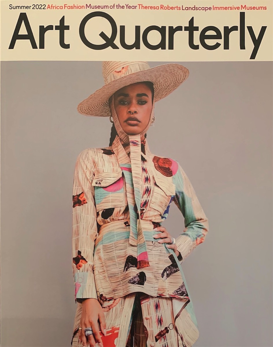 Title Art Quarterly Magazine 2022 with Fashion and Theresa Roberts Article